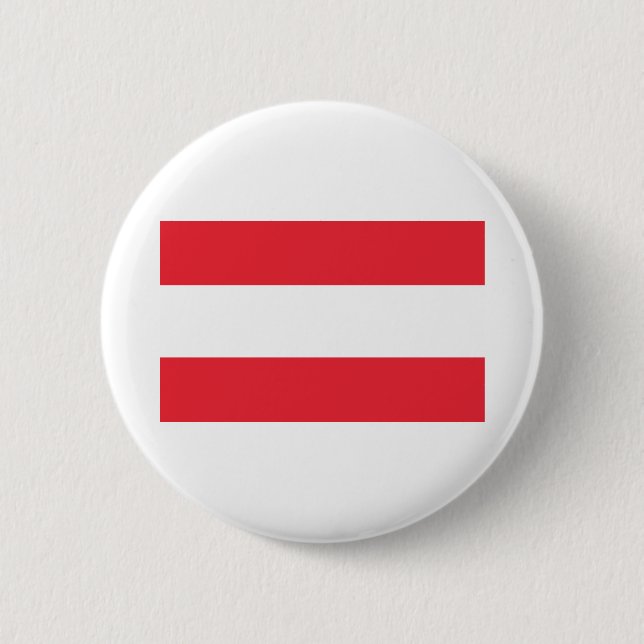Austria Flag 6 Cm Round Badge (Front)
