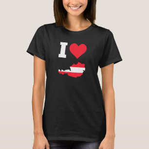 Austria Flag Austria I Love Austria T-Shirt