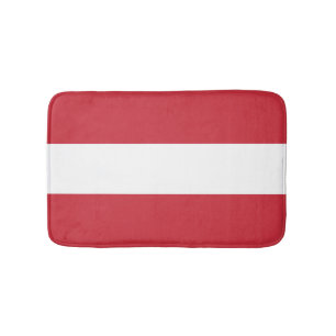 Austria flag bath mat