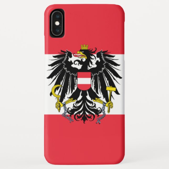 Austria Flag Case-Mate iPhone Case (Back)
