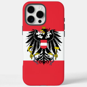 Austria Flag iPhone 16 Pro Max Case