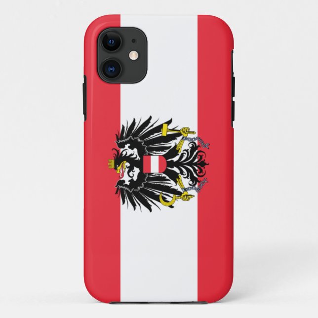 Austria Flag Case-Mate iPhone Case (Back)