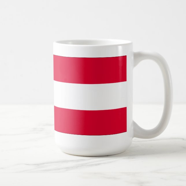 Austria Flag Coffee Mug (Right)