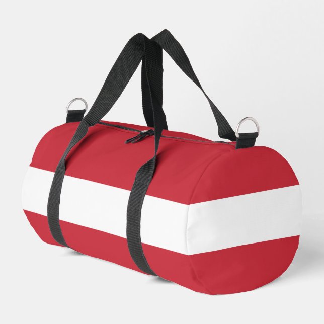 Austria flag duffle bag (Left Corner)