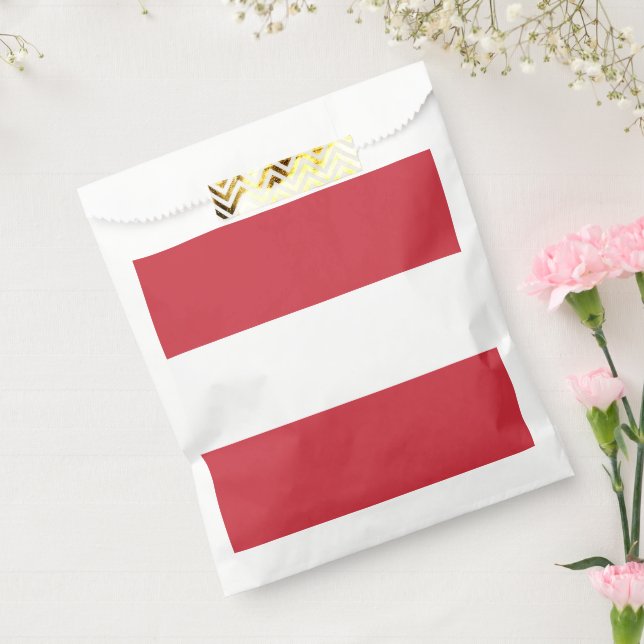 Austria flag favour bag (Sealed)