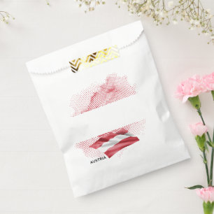 Austria flag favour bag