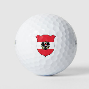 Austria Flag Grand Patriotic Golf Balls