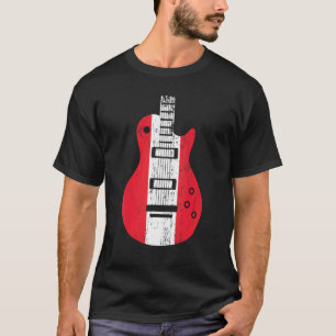Austria Flag Guitar Vintage Musician T-Shirt