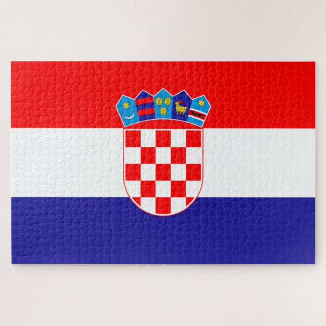 Austria Flag Jigsaw Puzzle (Horizontal)