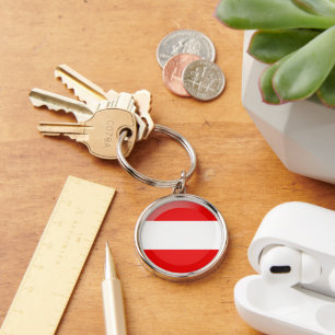 Austria flag key ring