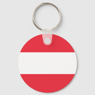 Austria Flag Key Ring