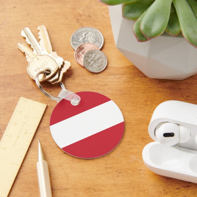 Austria flag key ring (Desk)