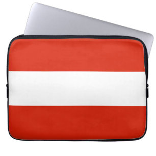 Austria Flag Laptop Sleeve