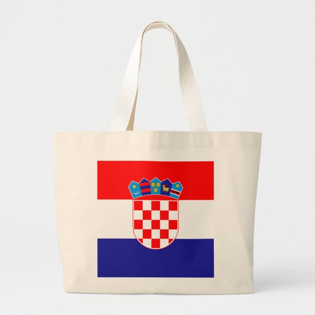 Austria Flag Large Tote Bag (Front)