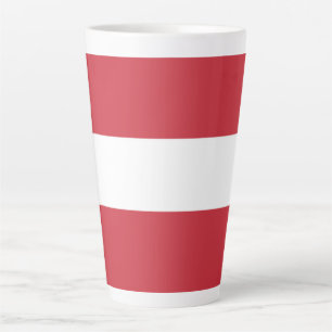 Austria flag latte mug
