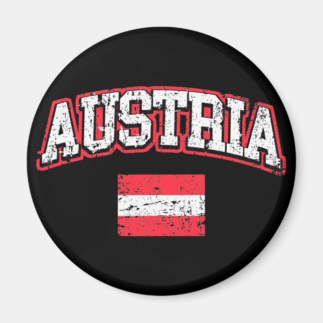 Austria Flag Magnet (Front)