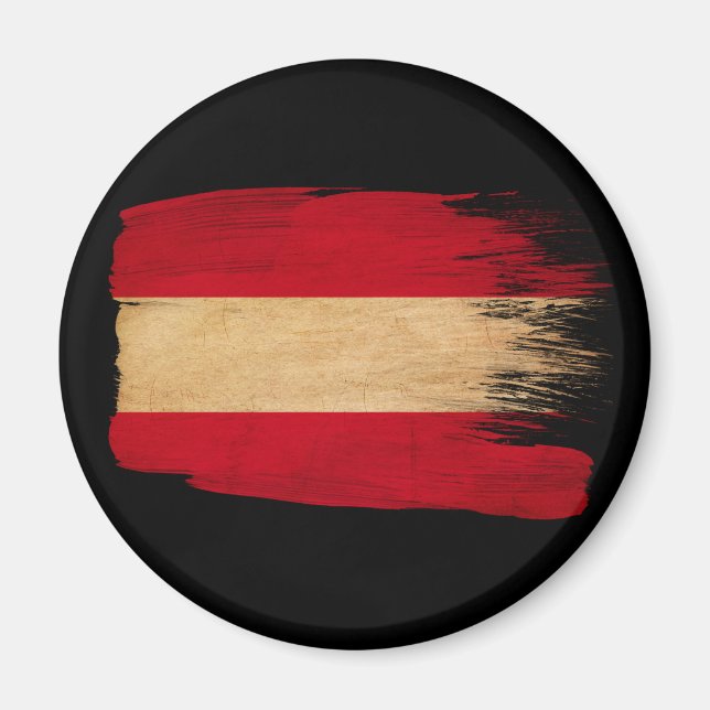 Austria Flag Magnet (Front)