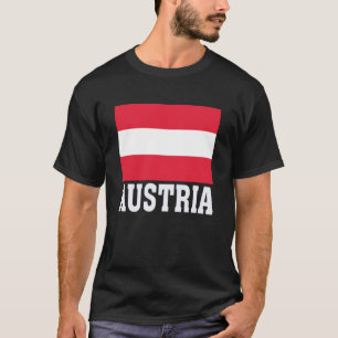 Austria Flag Patriotic National Roots Souvenir T-Shirt