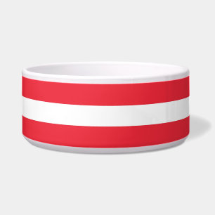 Austria Flag Pet Bowl