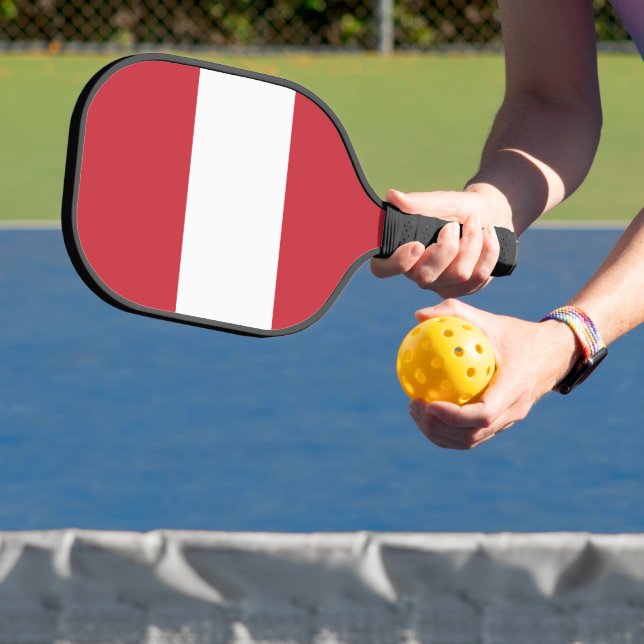 Austria flag pickleball paddle (Insitu)