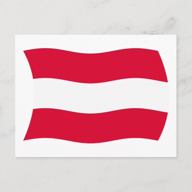 Austria Flag Postcard (Front)