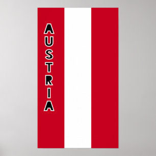 Austria Flag Poster