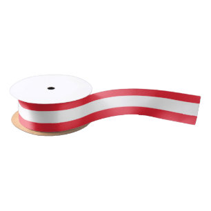 Austria Flag Satin Ribbon