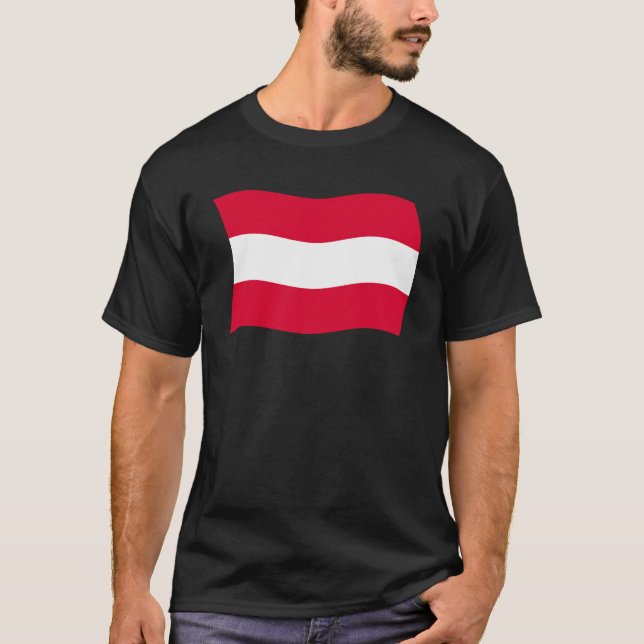 Austria Flag Shirt (Front)