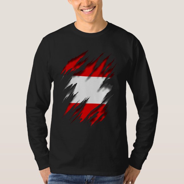 Austria Flag T-Shirt (Front)