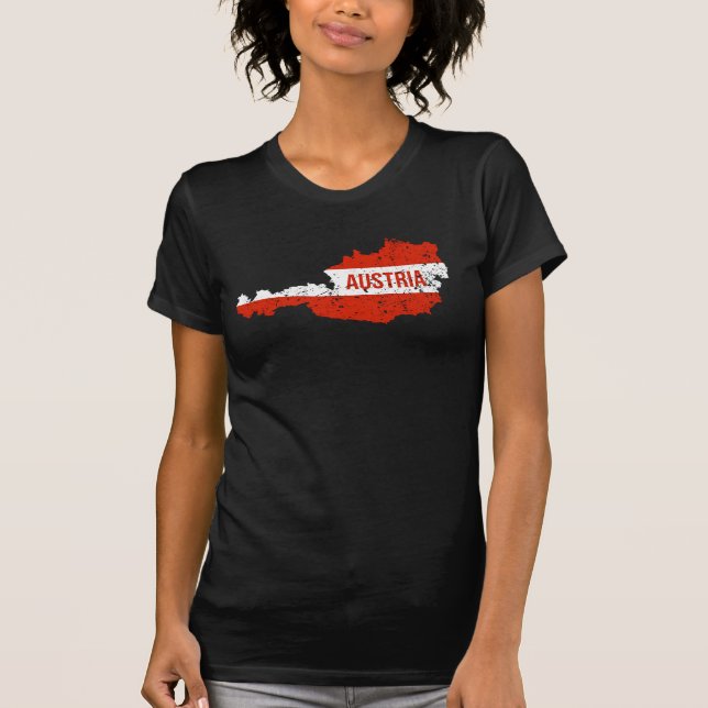 Austria Flag T-Shirt (Front)