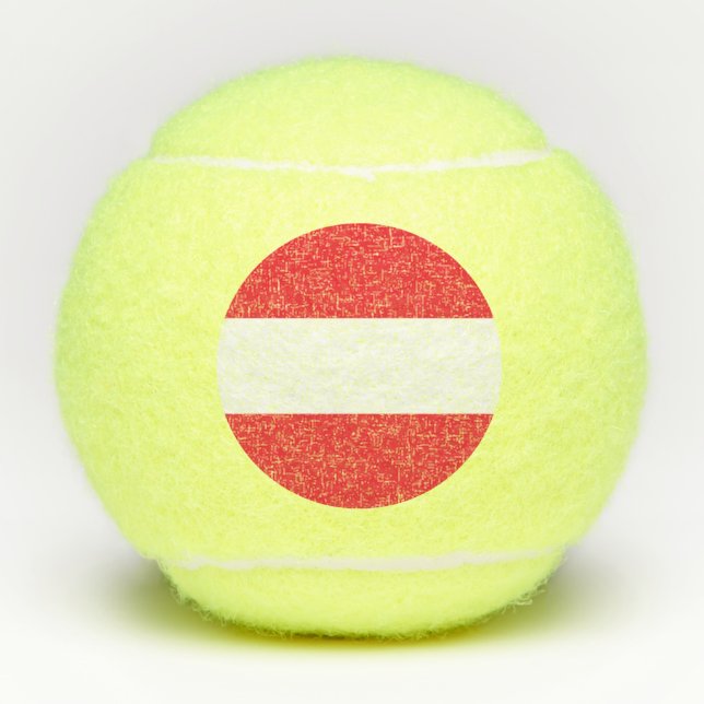 Austria Flag Tennis Balls (Front)