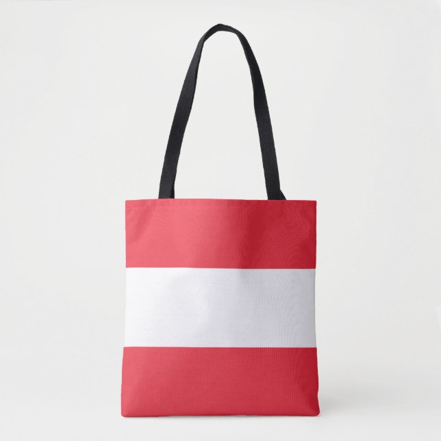 Austria Flag Tote Bag (Front)