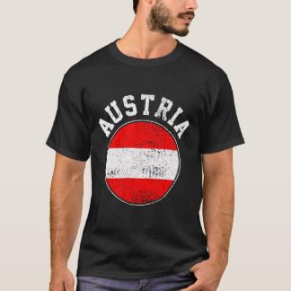 Austria Flag Vintage T-Shirt