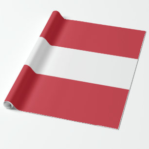 Austria flag wrapping paper