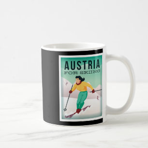 Austria For Skiing Pistensau And Skihaserl Get On Coffee Mug