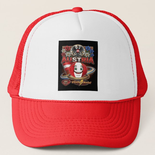 Austria-GBall-01 Trucker Hat (Front)