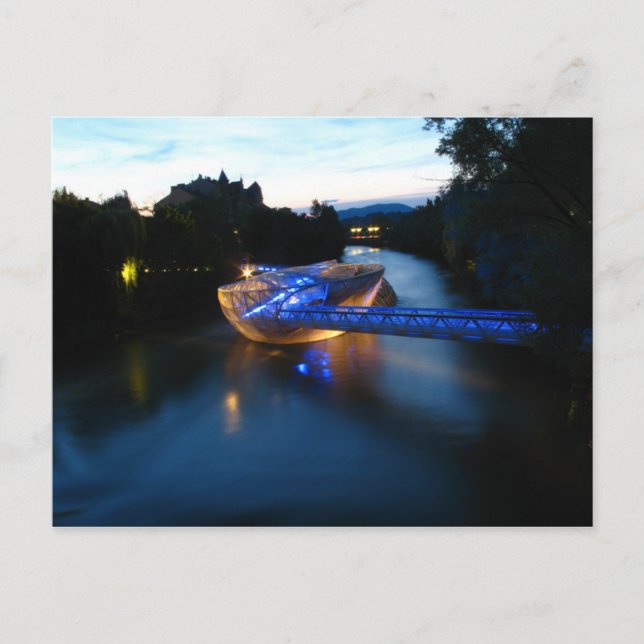 Austria -  Graz - Murinsel Postcard (Front)