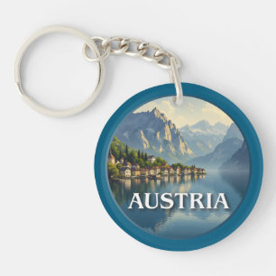 Austria Hallstatt European Union Key Ring