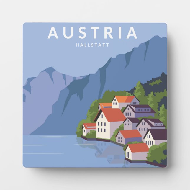 Austria Hallstatt  Plaque (Front)