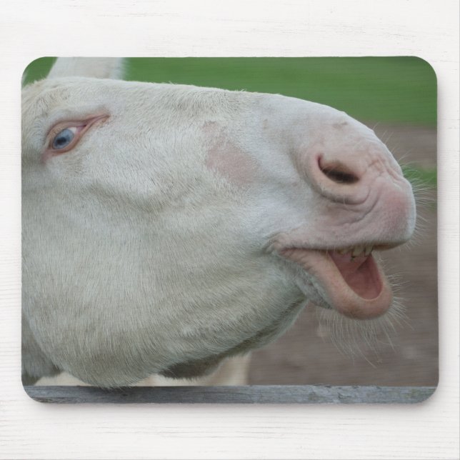 Austria-Hungarian White Donkey Mouse Pad (Front)