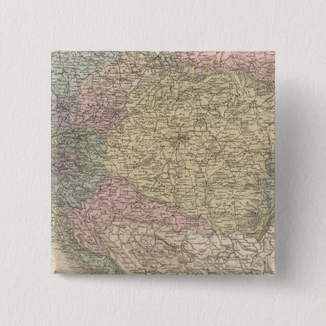 Austria Hungary 15 Cm Square Badge (Front)