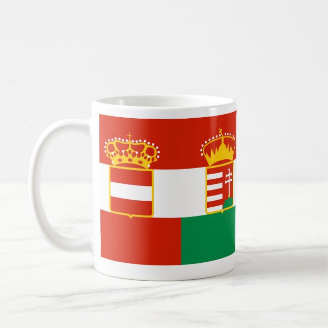 Austria Hungary 1869 1918, Hungary Coffee Mug (Left)