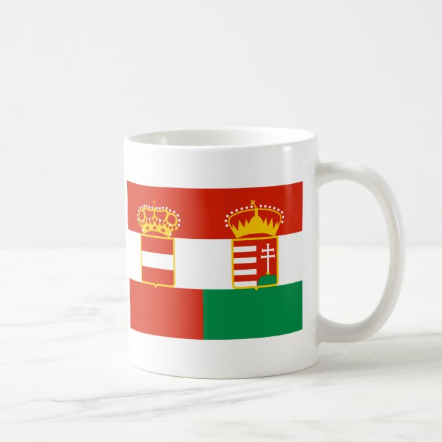 Austria Hungary Flag (1869-1918) Coffee Mug (Right)