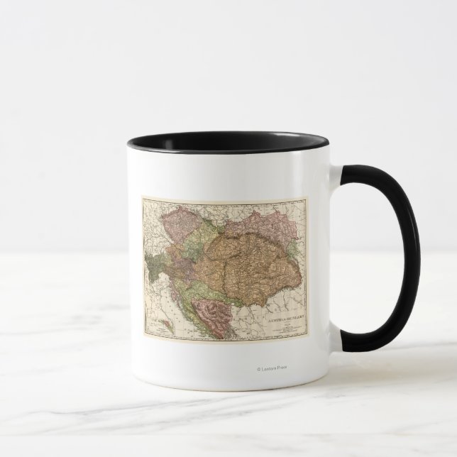Austria-HungaryPanoramic MapAustria-Hungary Mug (Right)