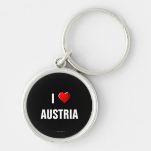 Austria: I Love Austria keychain