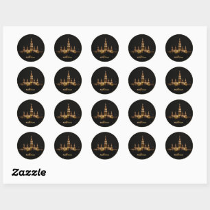 Austria, I Love Vienna Classic Round Sticker