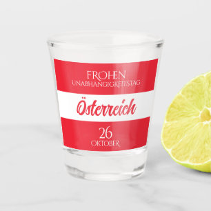 Austria Independence Day Austrian National Flag Shot Glass