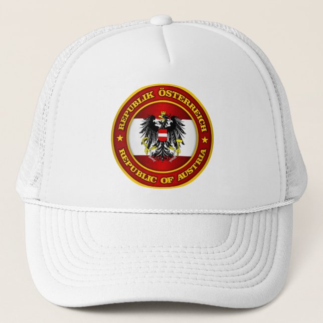 Austria Medallion Trucker Hat (Front)