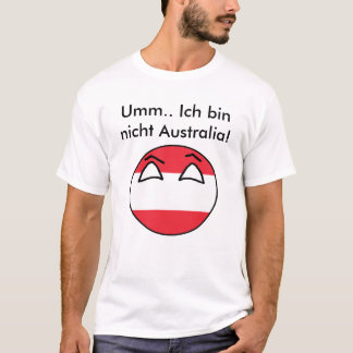 Austria not Australia Country Ball T-Shirt