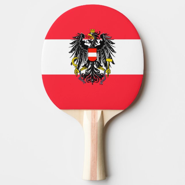 Austria Ping Pong Paddle (Front)